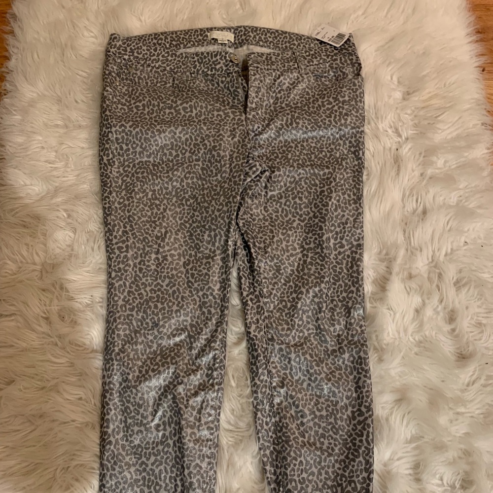 Cheetah metallic jeans!